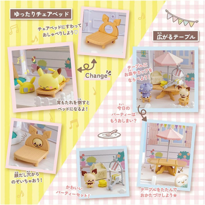 Takaratomy A.R.T.S Pokemon PokePeace House - Let's Party Garden Set MD92325