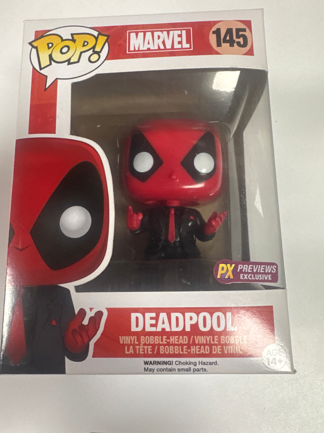Funko Pop! Deadpool #145 PX Previews Marvel FP81126