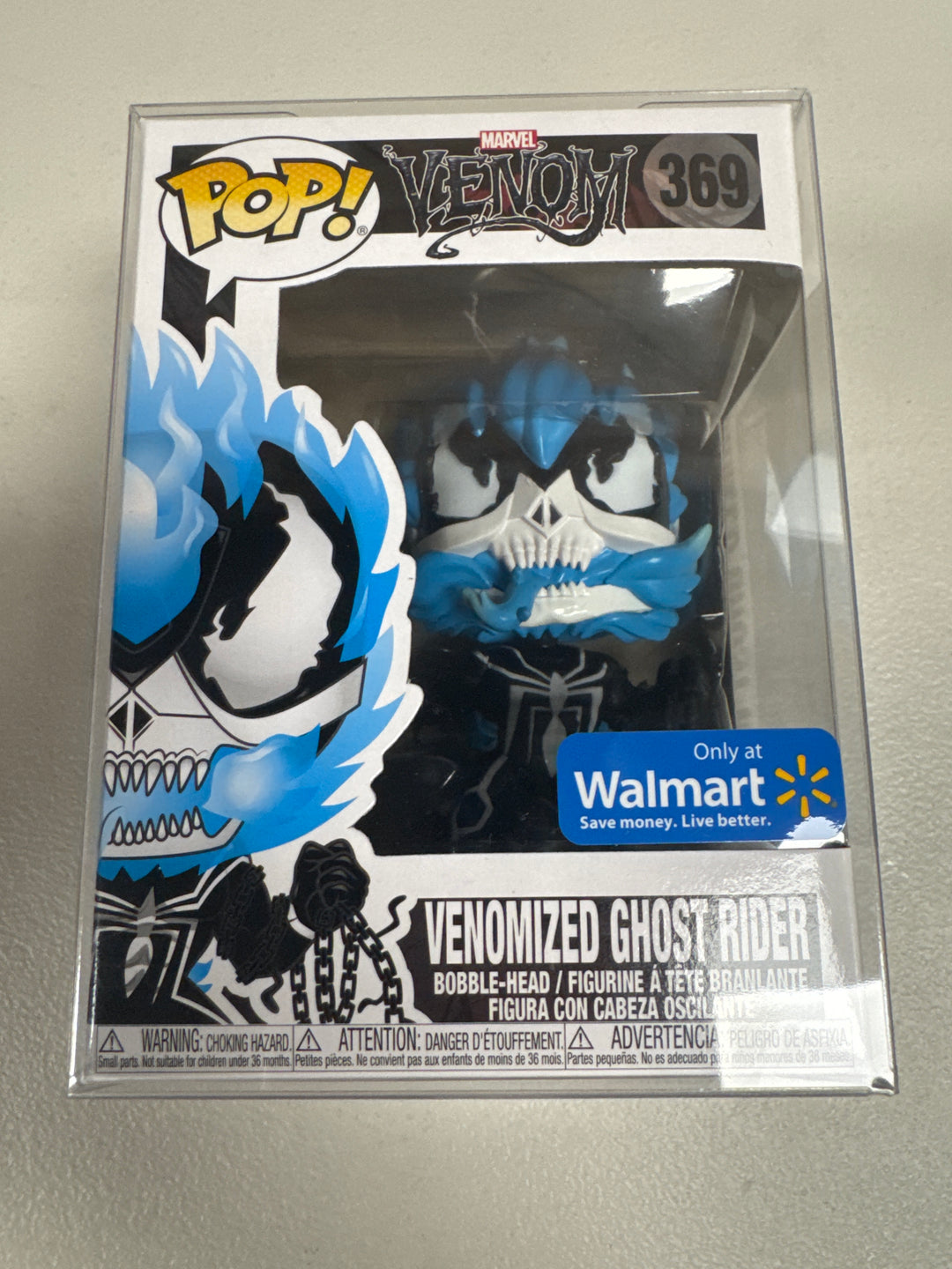Funko Pop! Venomized Ghost Rider (Blue) #369 Walmart Marvel Venom FP72426