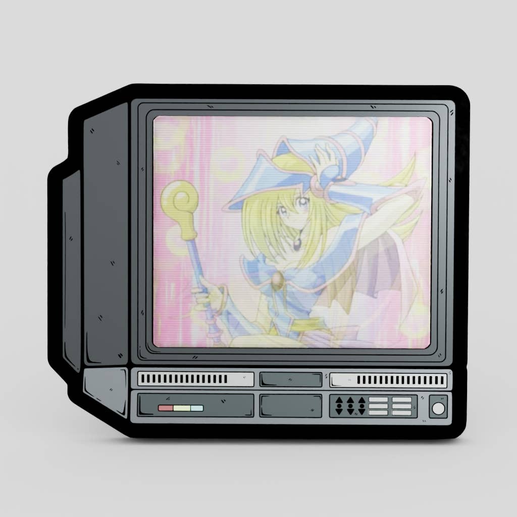 2.5" Lenticular Dark Magician Girl CRTV Pin - NE32726