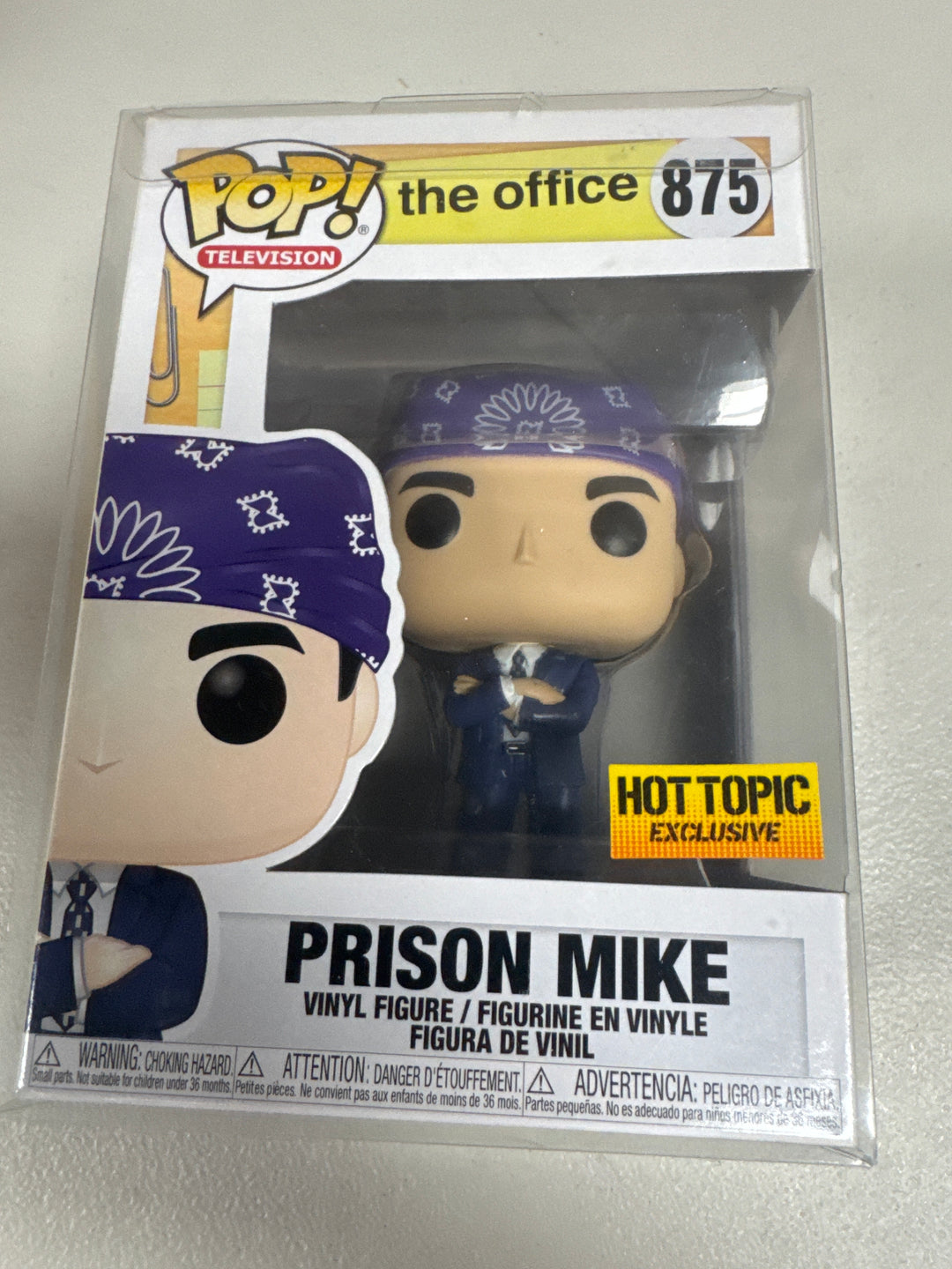 Funko Pop! Prison Mike #875 Hot Topic The Office FP72426