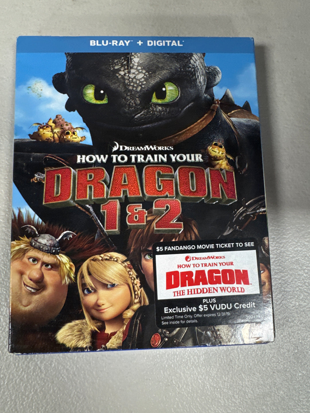 How To Train Your Dragon 1 and 2 - Blu-Ray PM102726