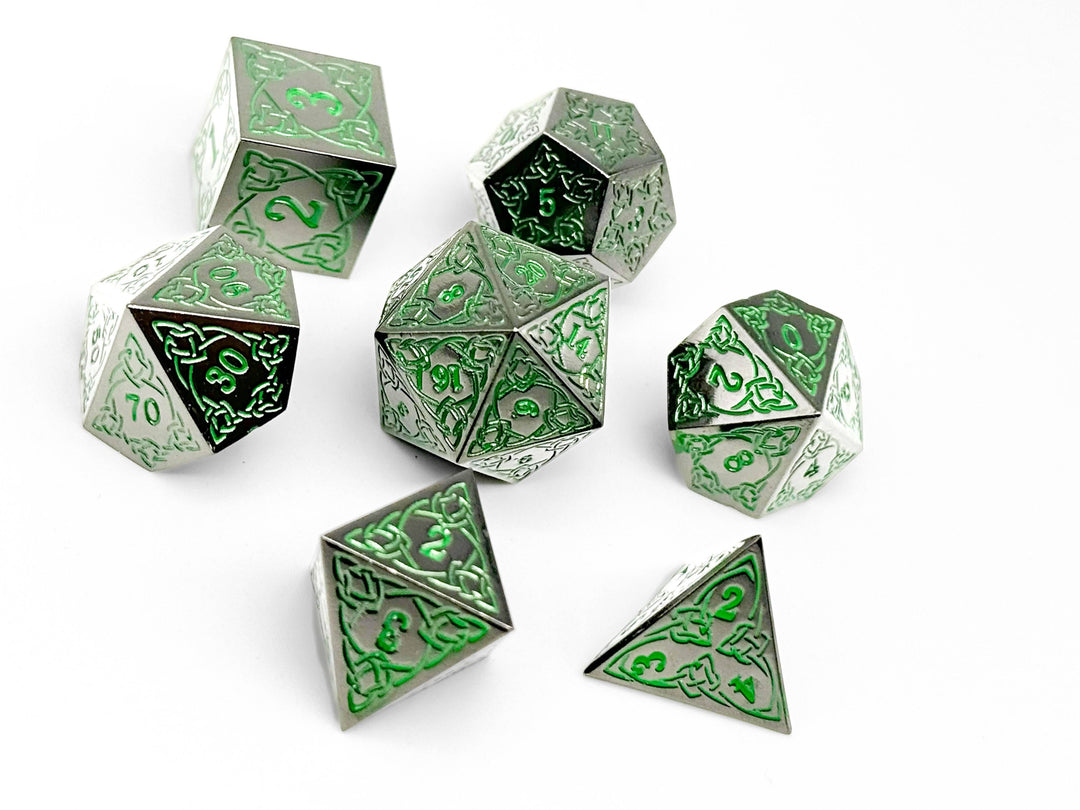 Norse Foundry Celtic Mystery Metal Dice Set NE31726