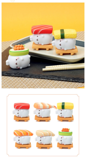 Molang's Sushi Shop Random Figure Blind Box NE33126