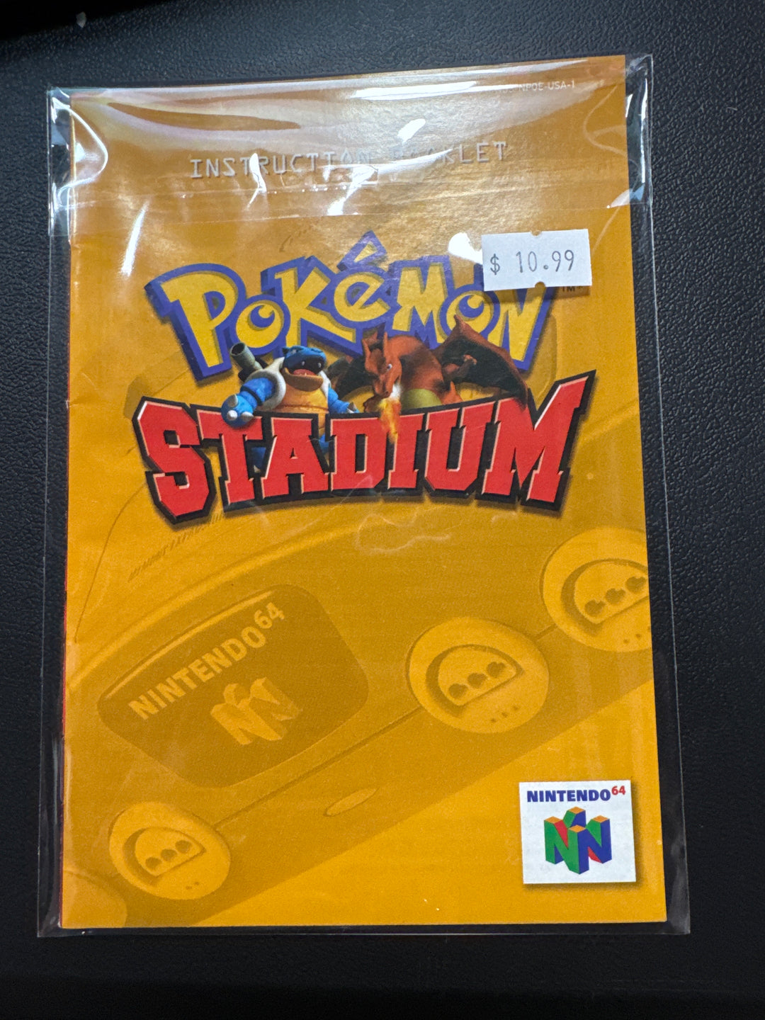 Pokemon Stadium  Nintendo 64 N64 MANUAL ONLY MO52626