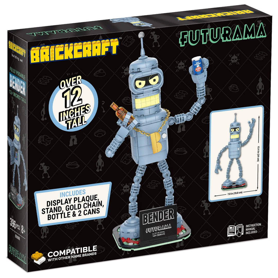 Futurama Bender Brick Building Figure NE33126