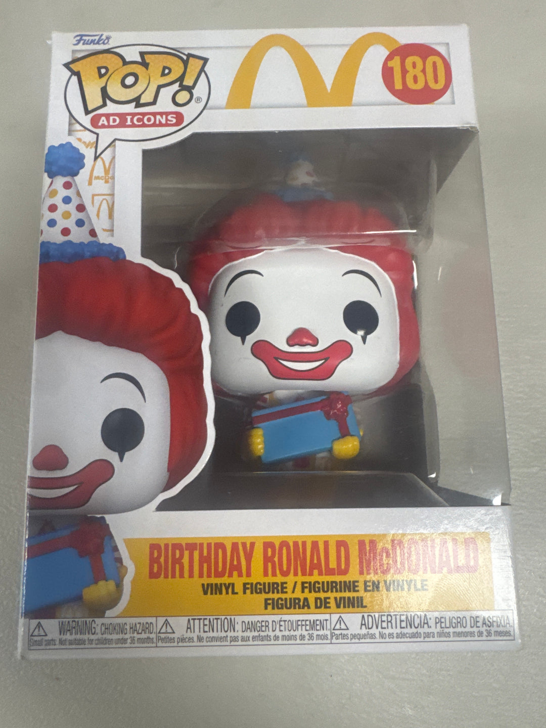 Funko Pop! Birthday Ronald McDonald #180 McDonald's  FP92526