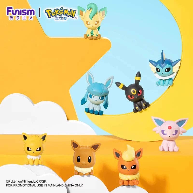 Funism Nintendo Pokemon Eeveelutions Palmsize Wonders Series Vol.2 Blind Box Figure NE42126