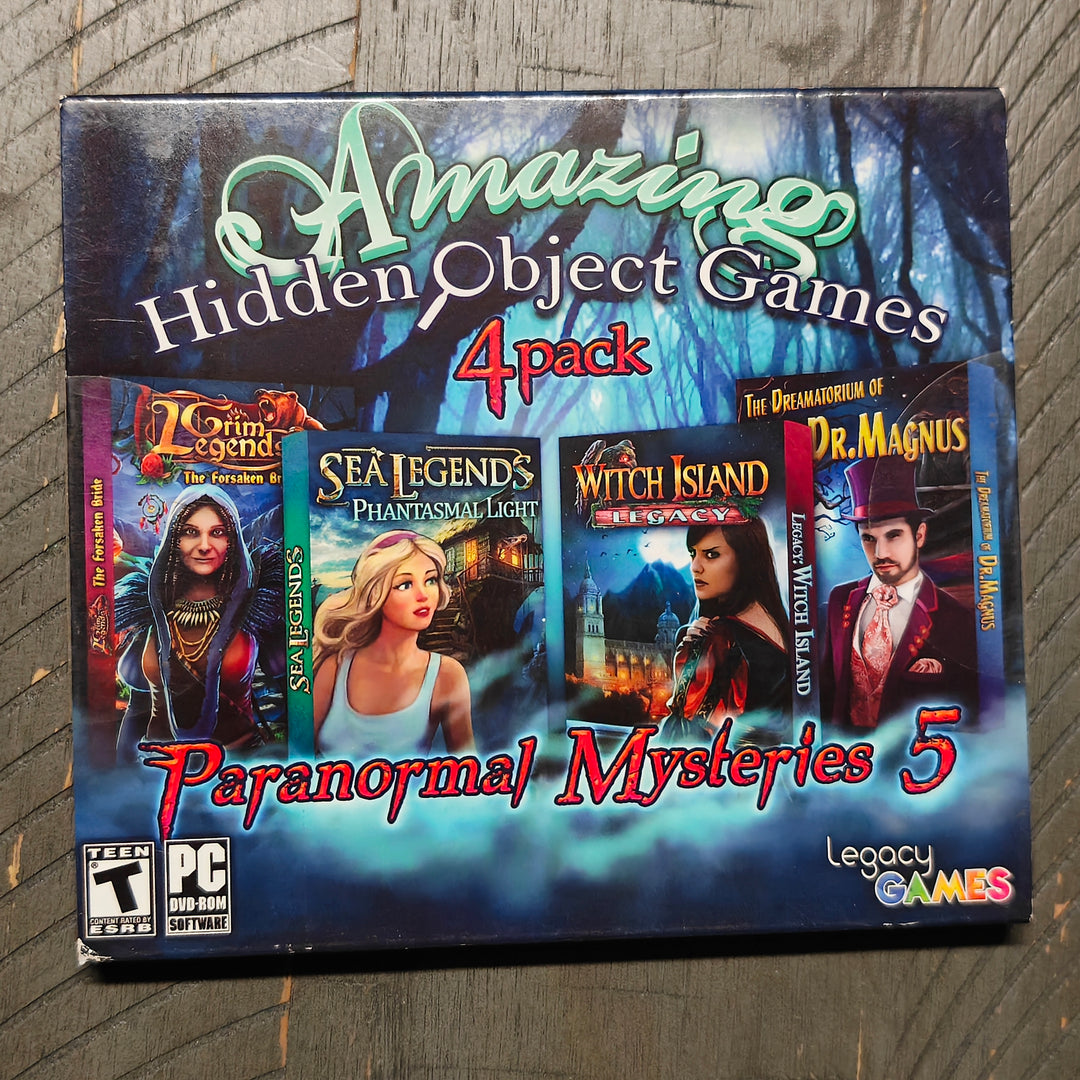 Amazing Hidden Object Games: Paranormal Mysteries 5 (4 Pack) - PC DVD-ROM PC52226
