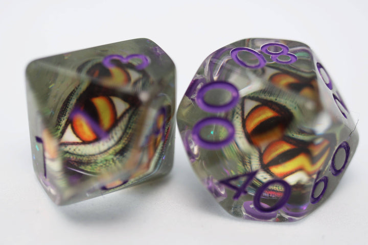 Venom Dragon Eye RPG Dice Set - NE043026