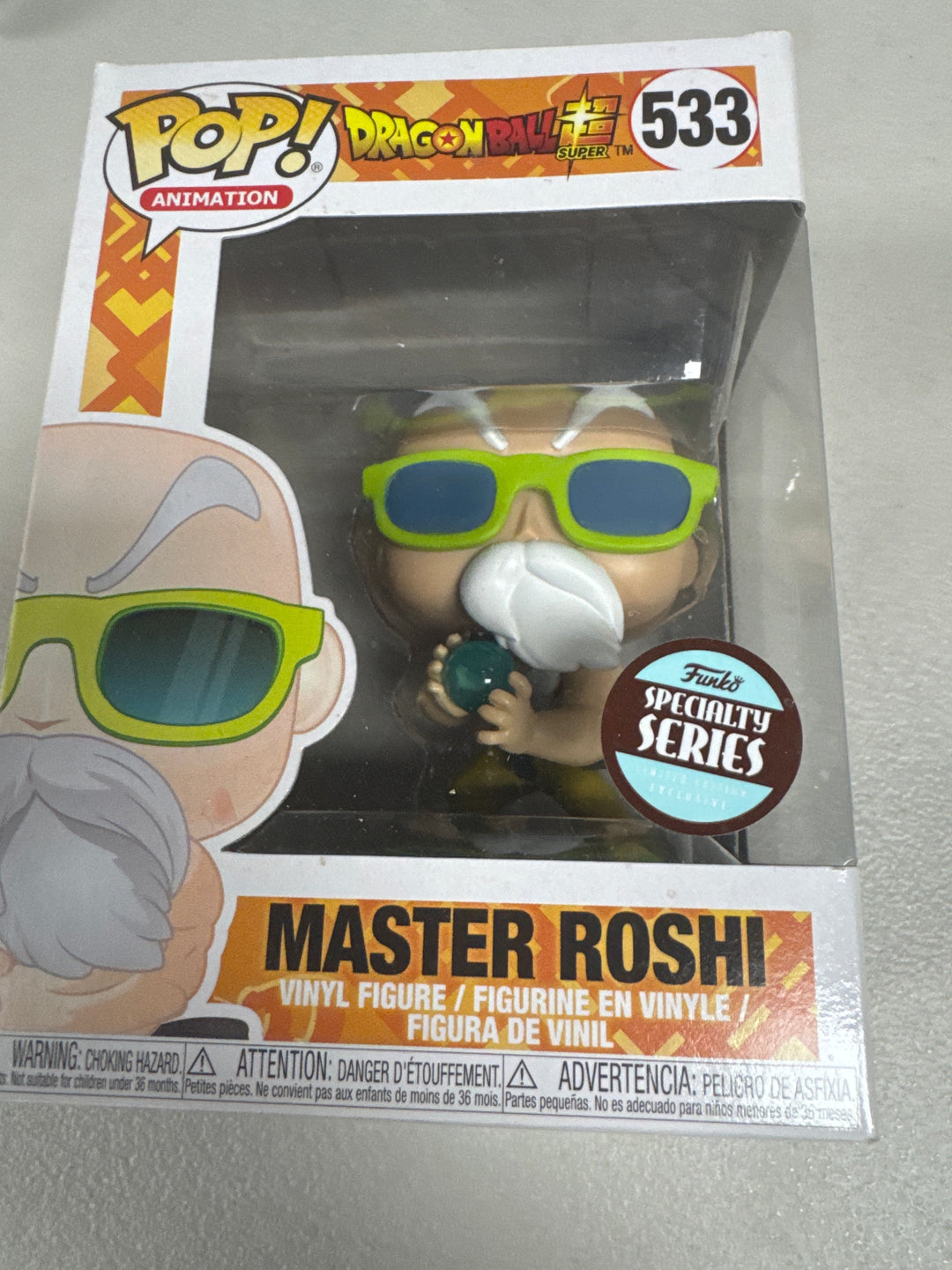 Funko Pop! Master Roshi #533 Specialty Series  Dragon Ball Super  FP83126