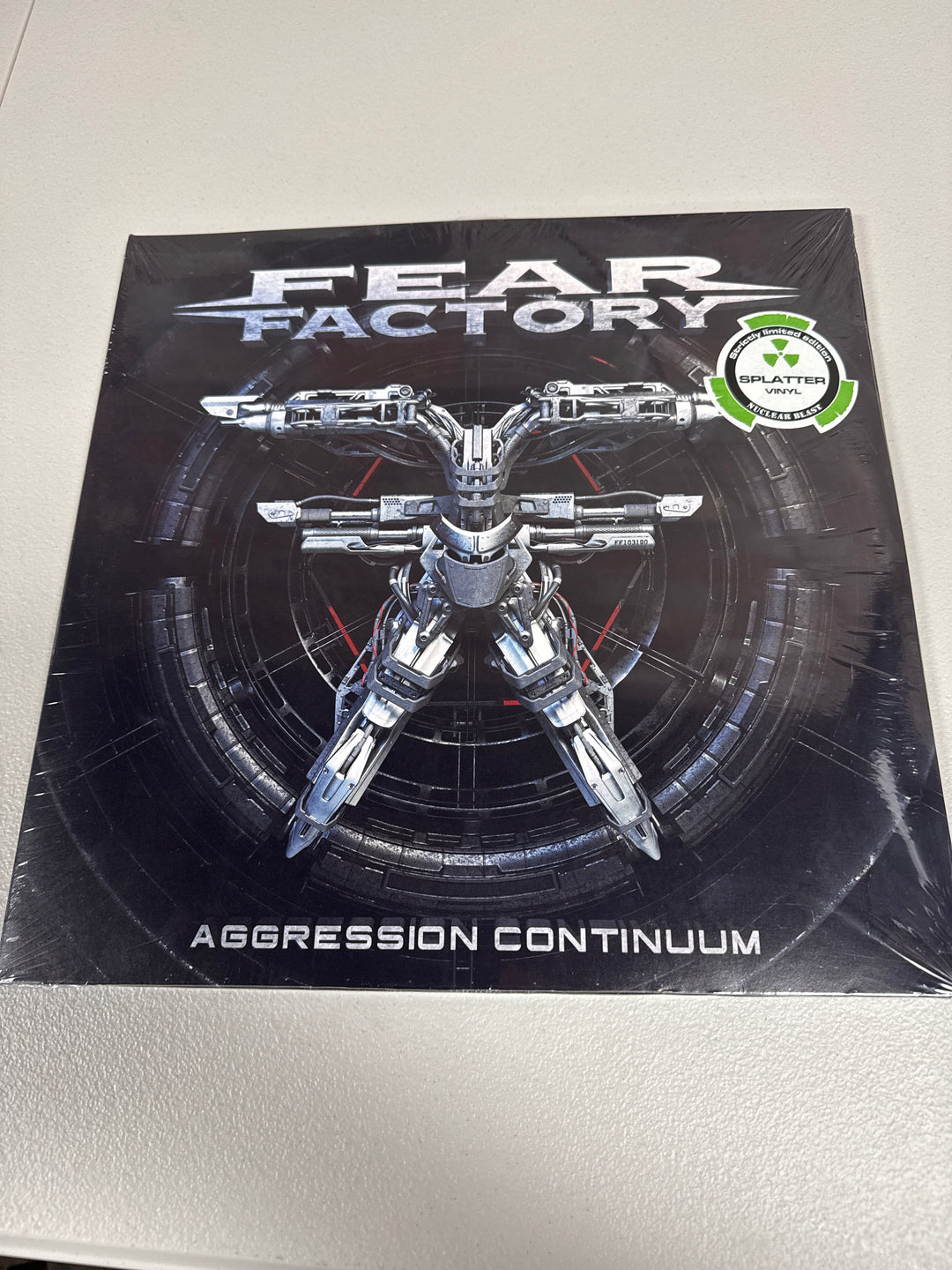 Fear Factory - Aggression Continuum [2LP] (Crystal Clear Red Splatter Vinyl, indieretail exclusive) NEW Vinyl Record