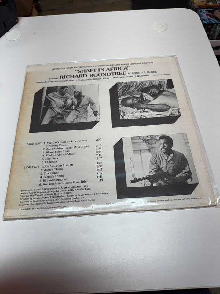 Johnny Pate - Shaft in Africa Soundtrack - (NM Condition) Vinyl Record   VR32326