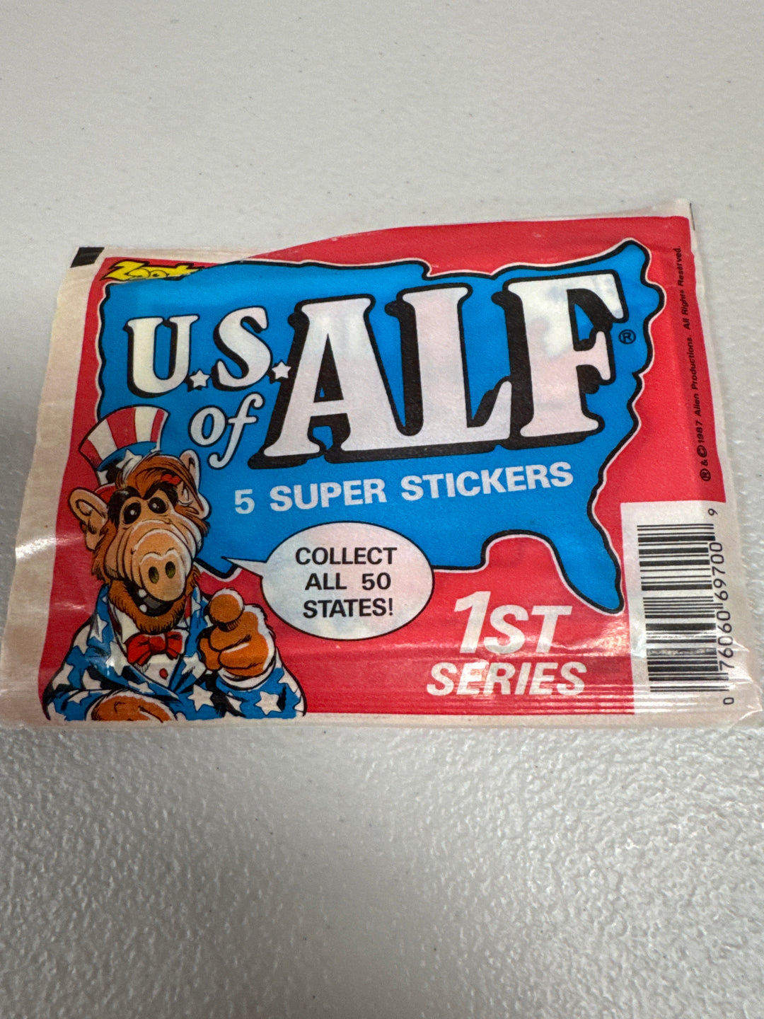 U.S. of ALF Super Stickers Car Pack NE52126