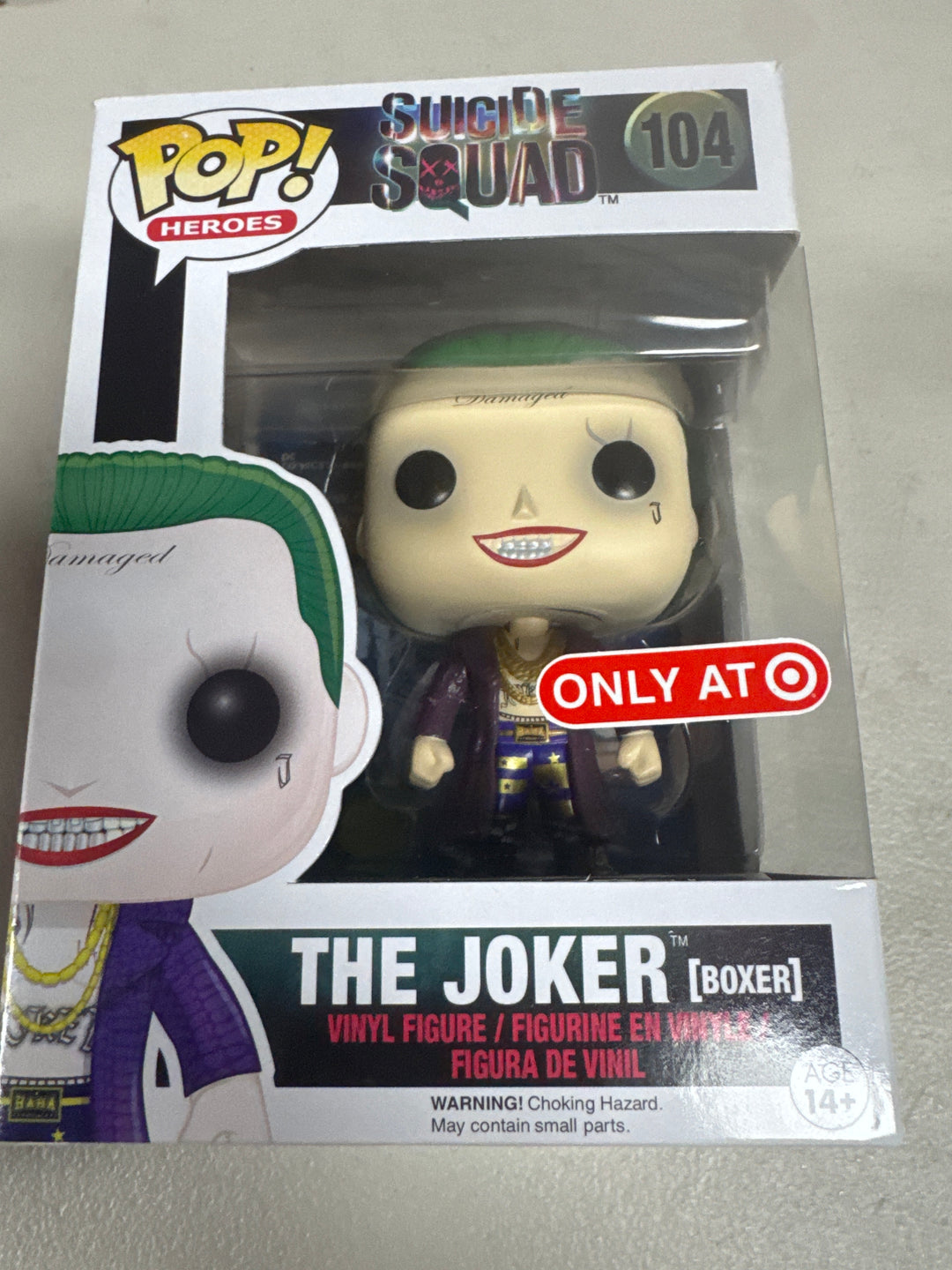 Funko Pop! The Joker (Boxer) #104 Target Suicide Squad FP101326