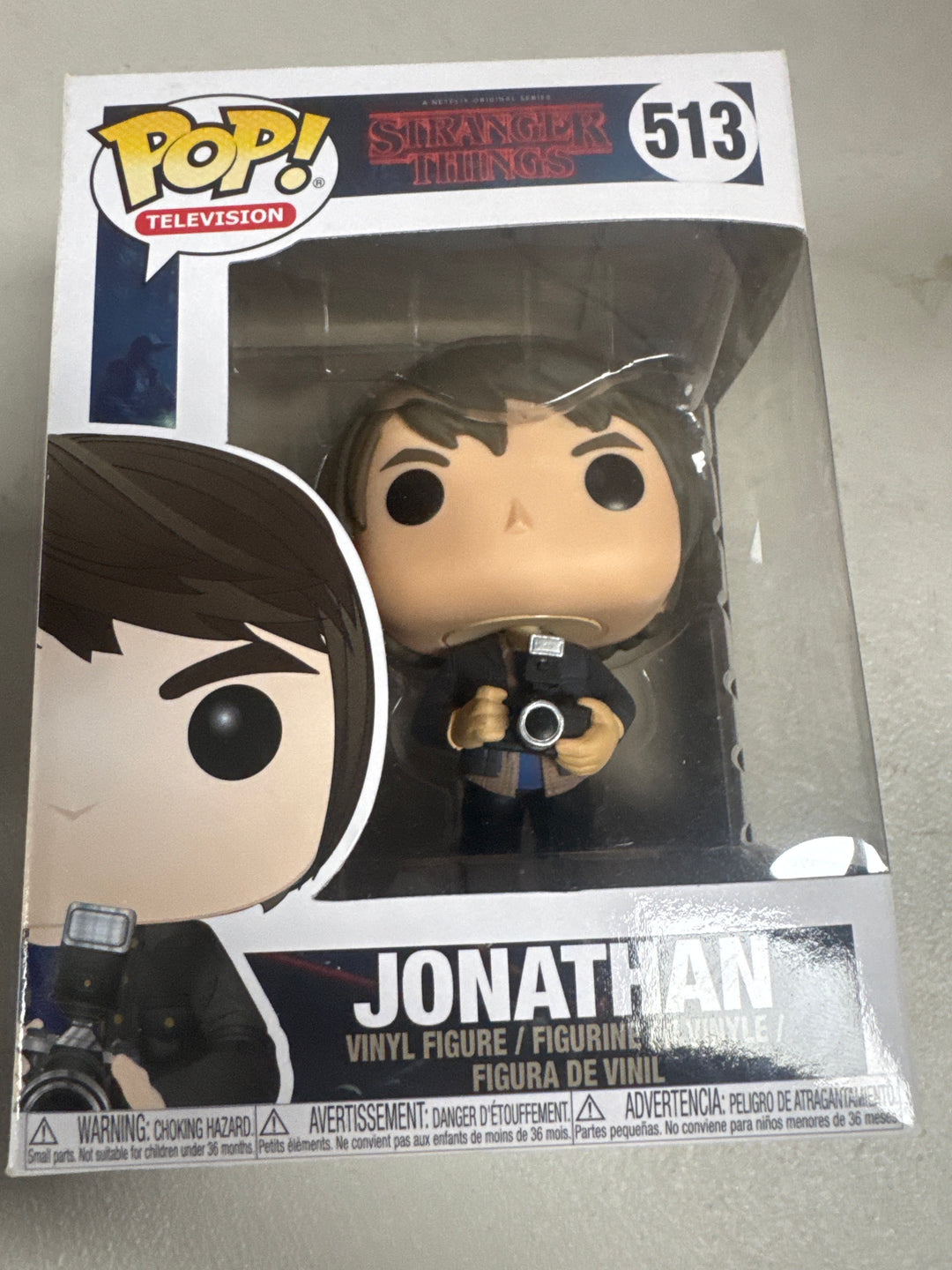 Funko Pop! Jonathan W/Camera #513 Stranger Things FP101326