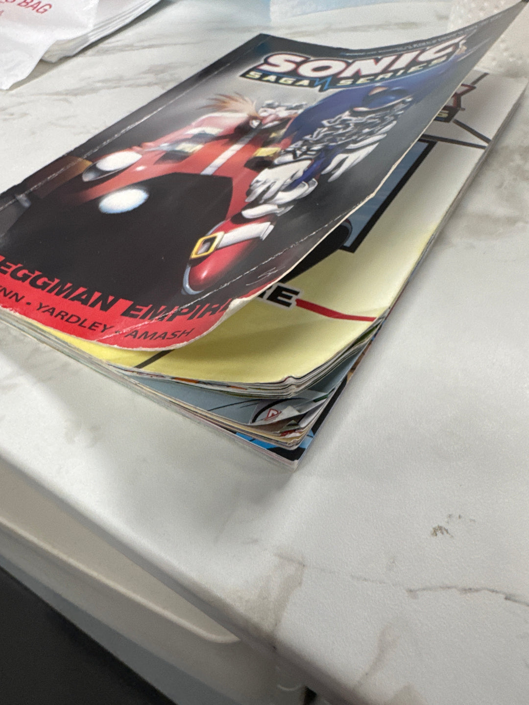 Sonic The Hedgehog Saga Series #3 Eggman Empire ArchieComics Chained Sonic Cover (Creases, Shows Wear) UG62226