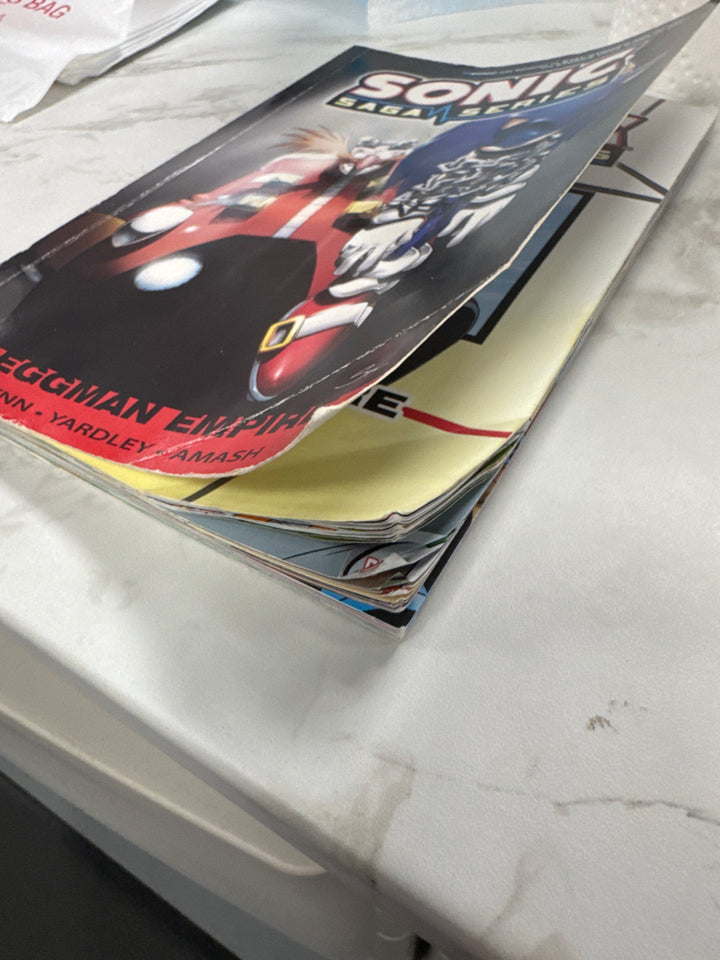 Sonic The Hedgehog Saga Series #3 Eggman Empire ArchieComics Chained Sonic Cover (Creases, Shows Wear) UG62226