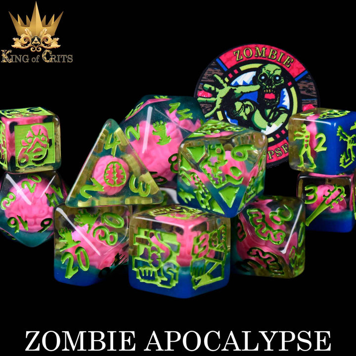 King of Crits Zombie Apocalypse - 11 Dice Set NE4226