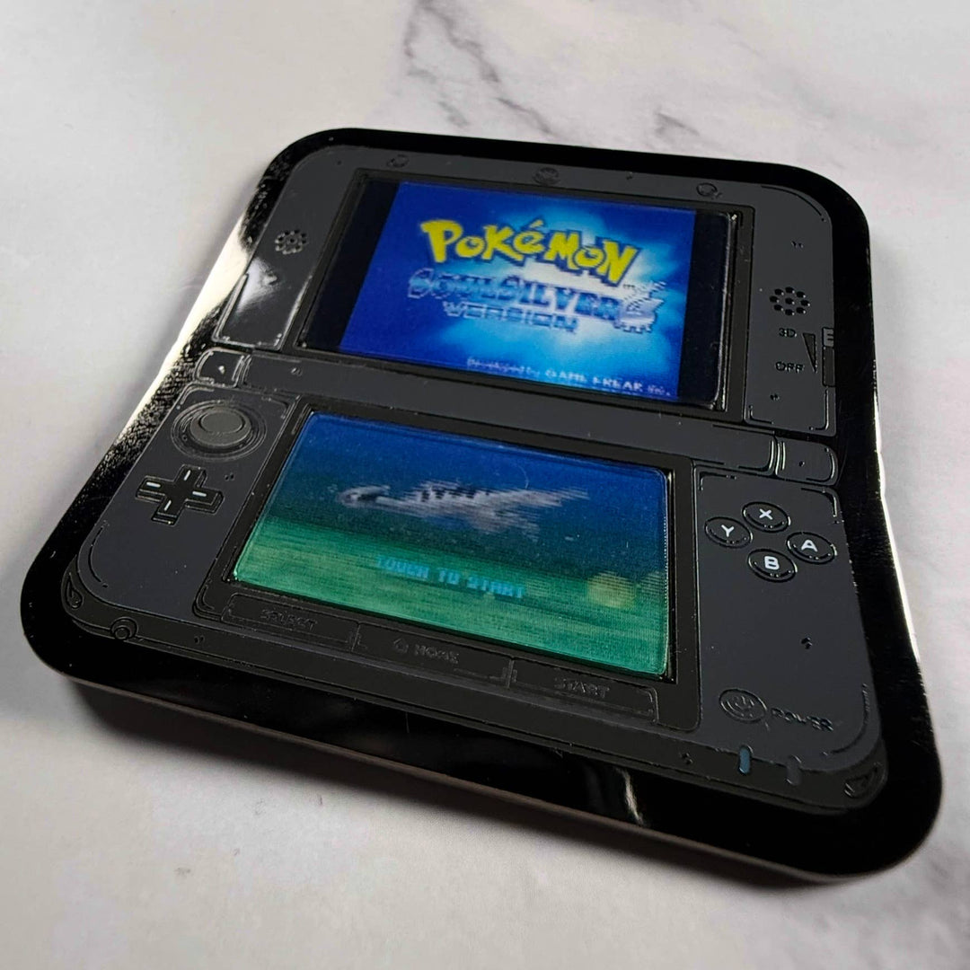 3DS 2.5" Lenticular Soul Silver Pokemon Pin - NE32726