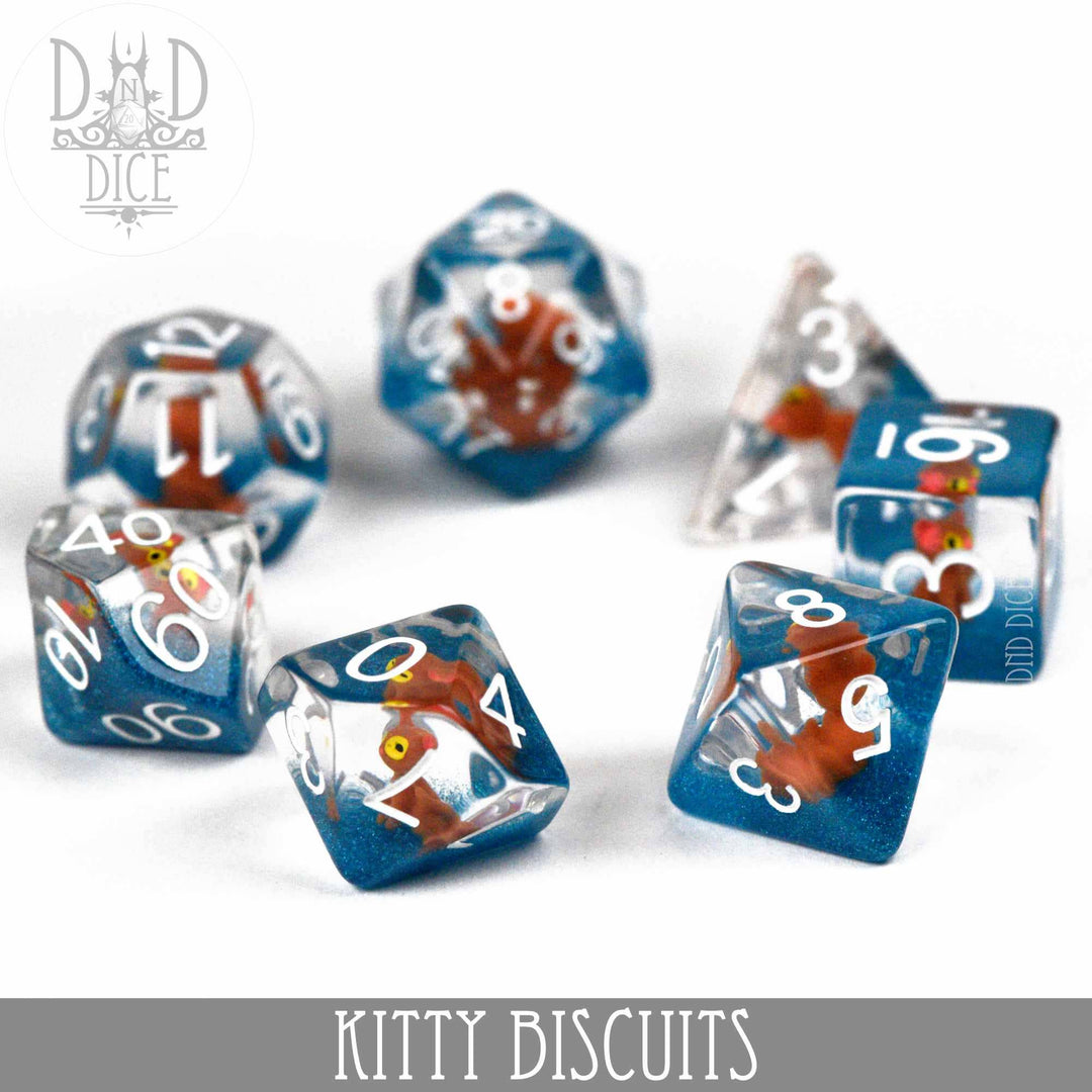 King of Crits Kitty Biscuits Dice Set NE4226