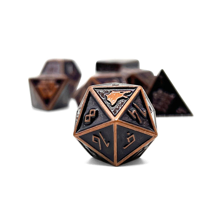 Norse Foundry Rust Monster - Norse Themed Metal Dice Set NE31726
