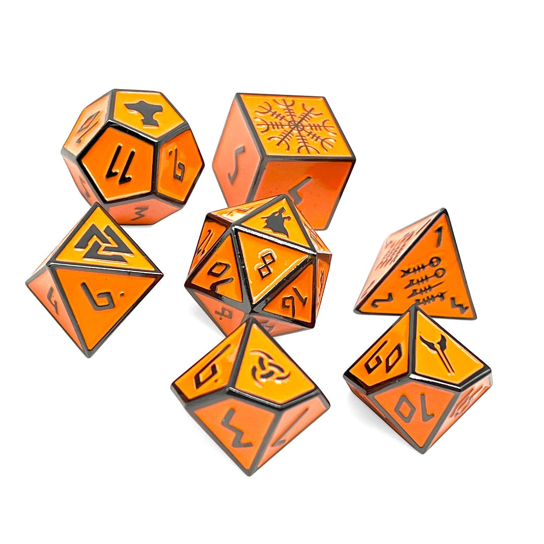 Norse Foundry Molten Lava - Norse Themed Metal Dice Set NE31726