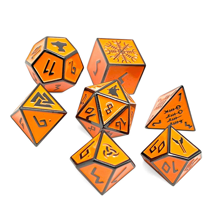 Norse Foundry Molten Lava - Norse Themed Metal Dice Set NE31726