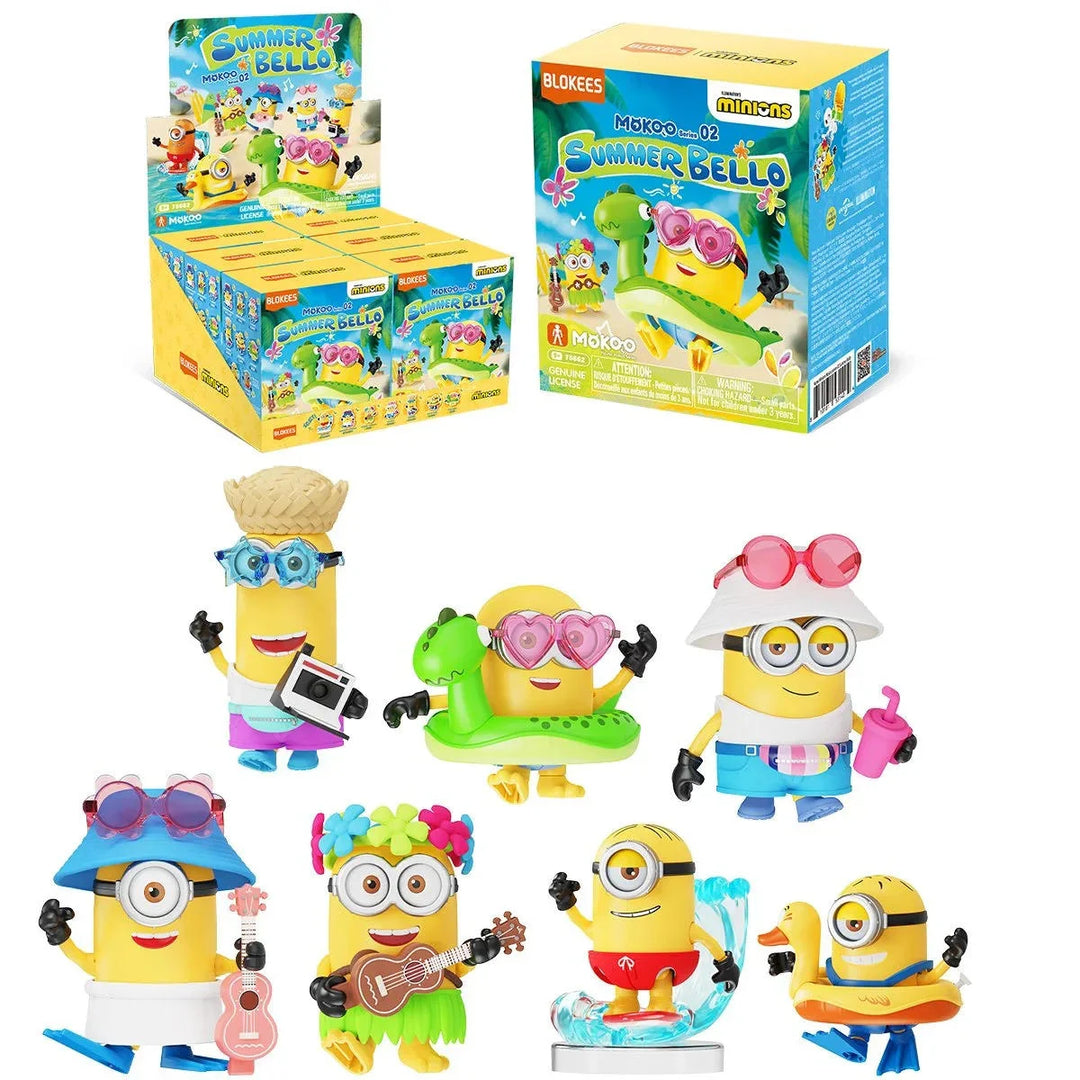 Minions Blokees: Mokoo Model Kit - Series 02 'Summer Bello' Blind Box NE61126