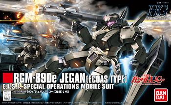 RGM-89DE #123 Jegan ECOAS Type "Gundam UC", Bandai Hobby  HGUC (Gundam Model Kit)