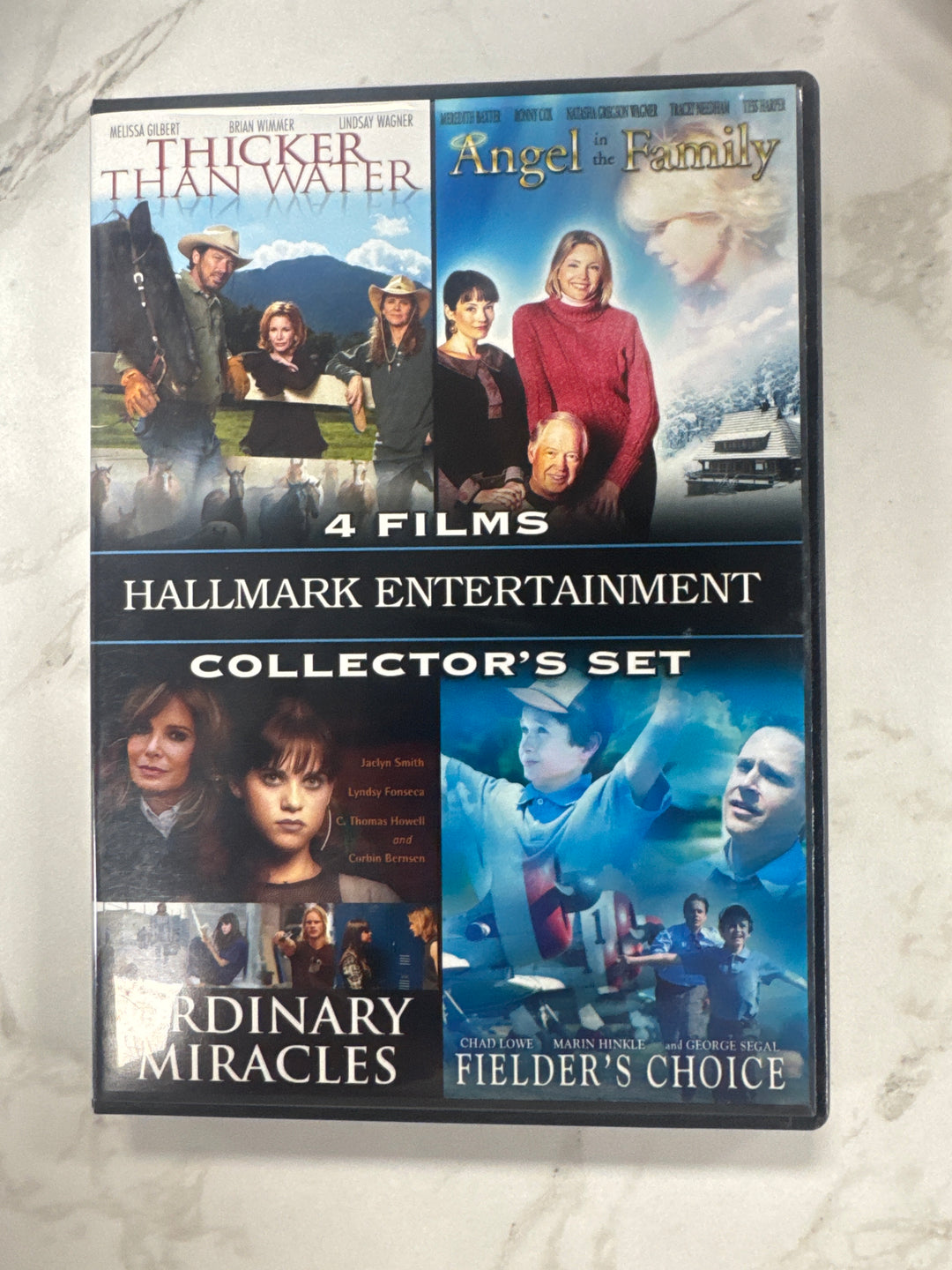4 Film Hallmark Collector's Set - Thicker Than/Angel in the Family/Ordinary Miracles/ Fielder's Choice - DVD PM9826