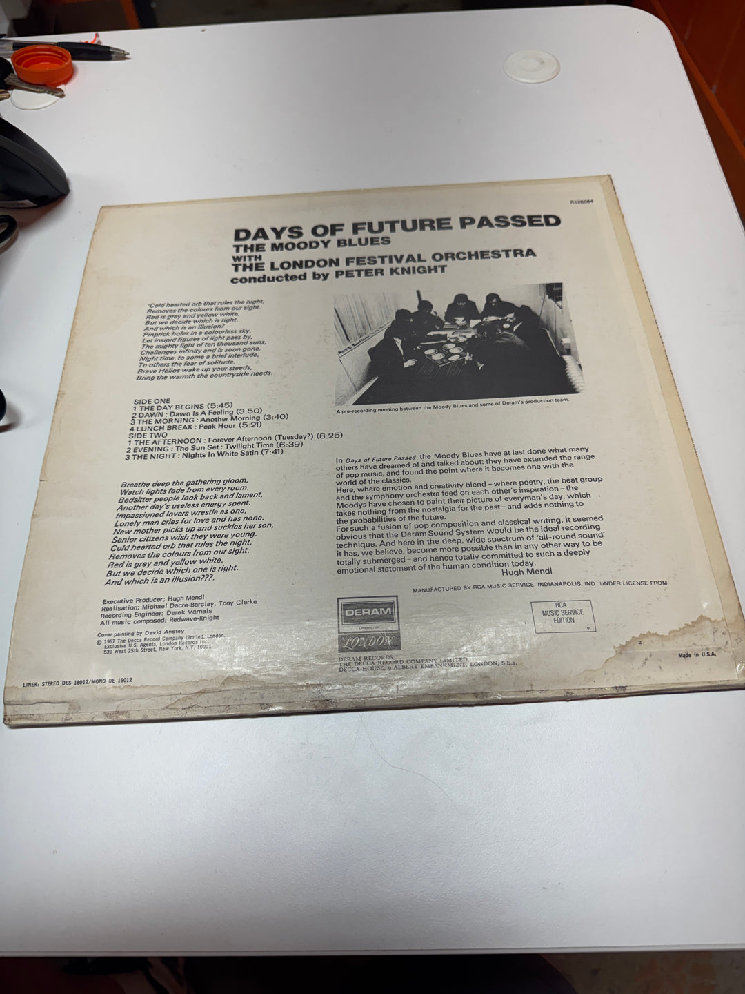 The Moody Blues - Days of Future Passed (NM Condition) Vinyl Record   VR31726