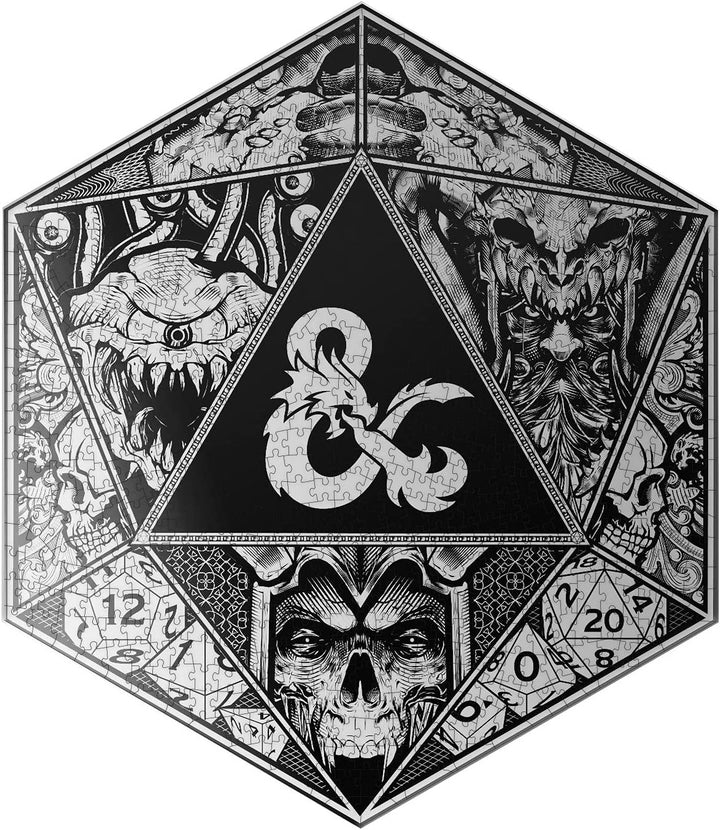 Dungeons & Dragons D20 750pc Jigsaw Puzzle Tin