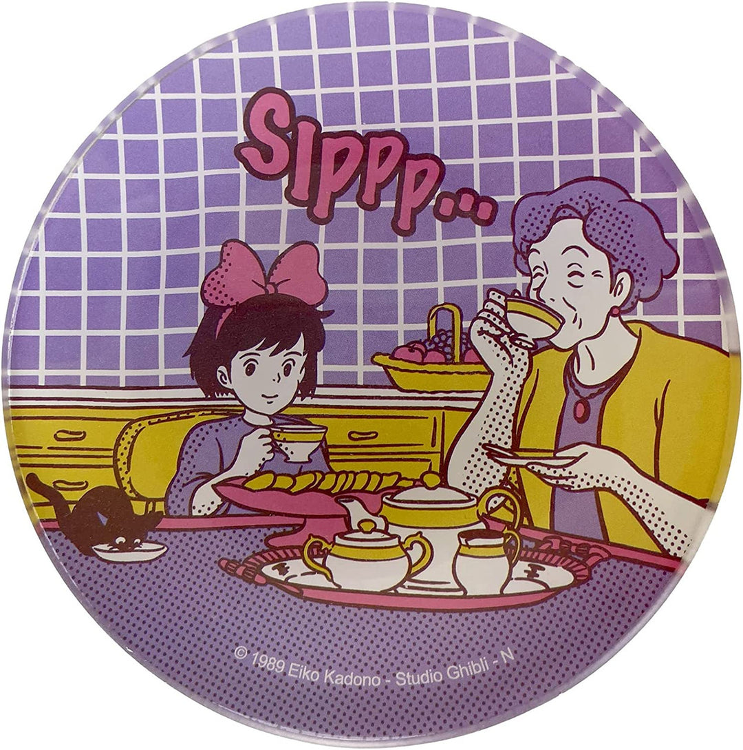 Studio Ghibli - Yummy! Mini Glass Plate Collection - Kiki's Delivery Service- Slppp