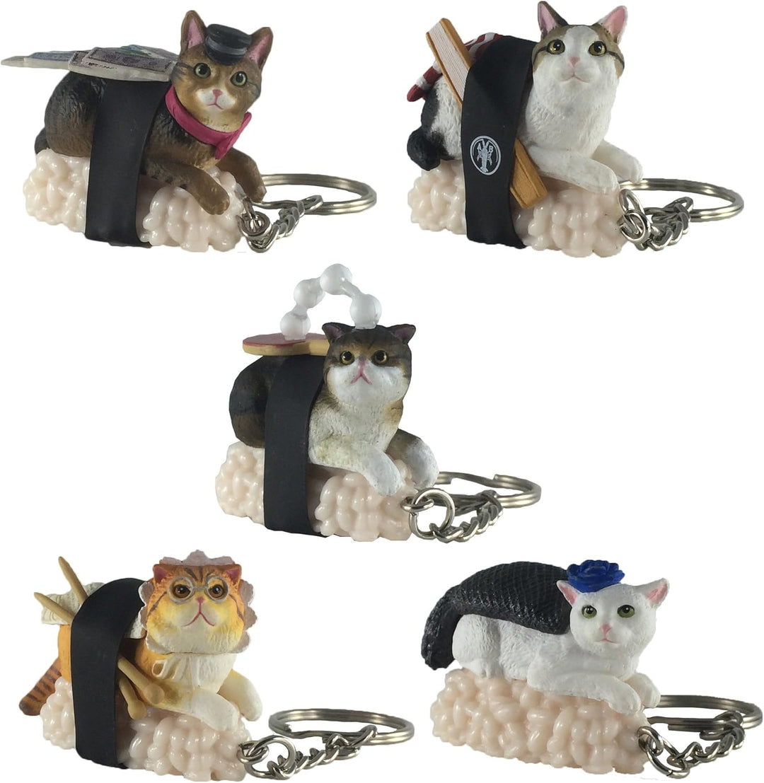 Clever Idiots: Sushi Cat  Keyring Blind Box (1 Figure)