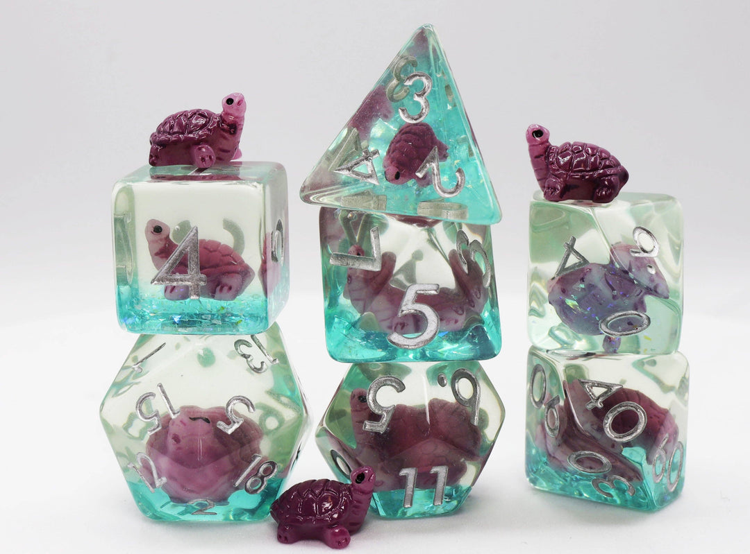Gummy Turtle RPG Dice Set - NE043026