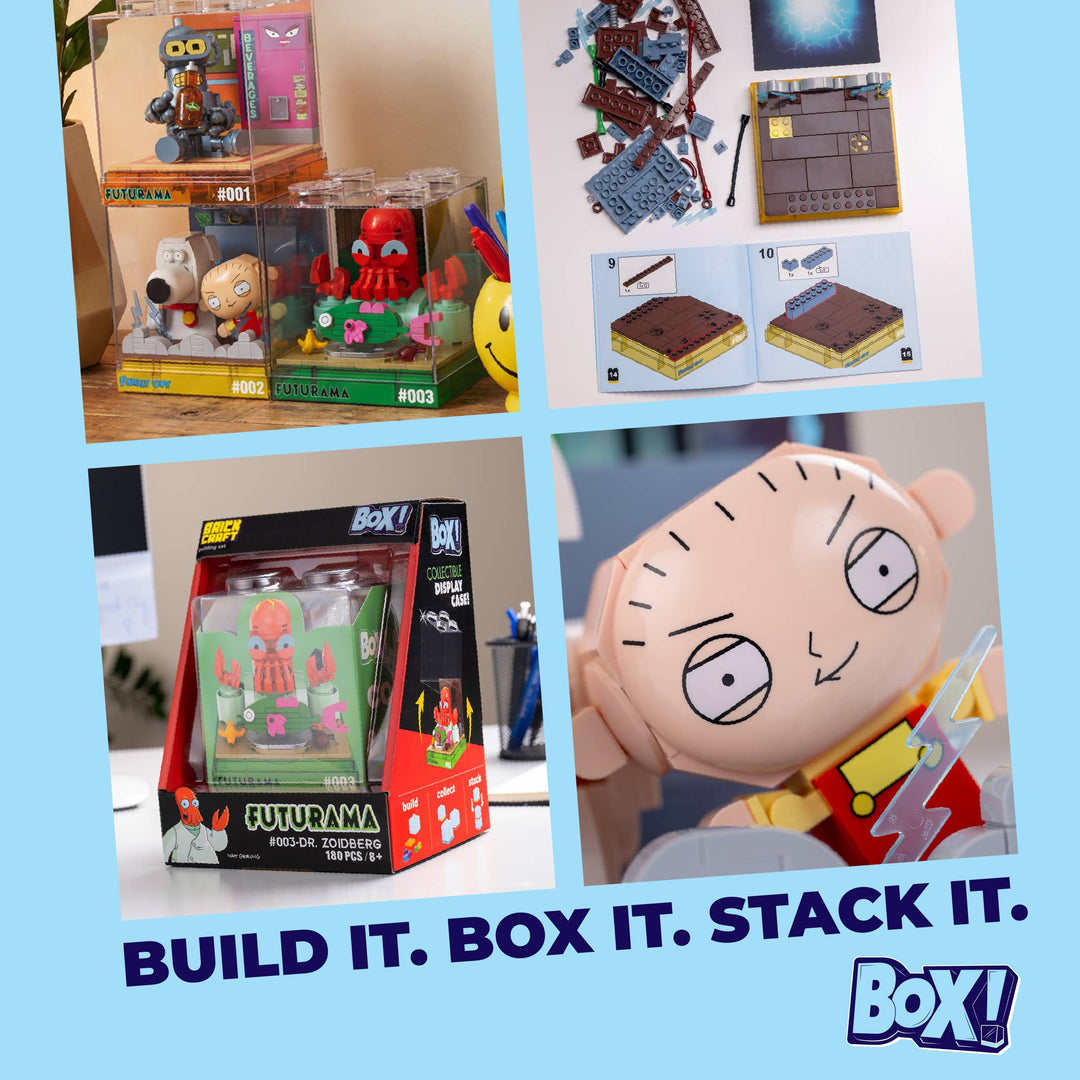 BrickCraft Futurama Baby Bender Box! Collectible Display Cube - NE33126