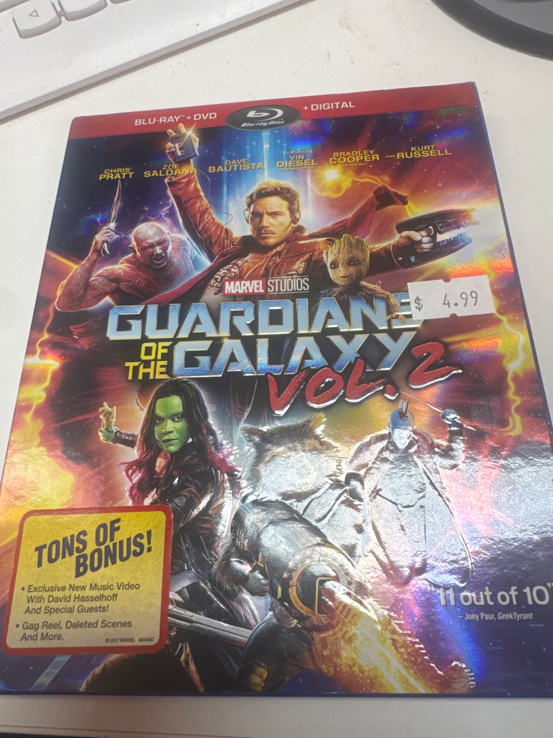 Guardian's of the Galaxy Vol 2. - Blu Ray DI5826