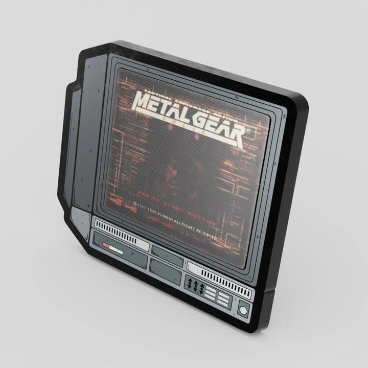 2.5" Lenticular Metal Gear CRTV Enamel Pin - NE32726