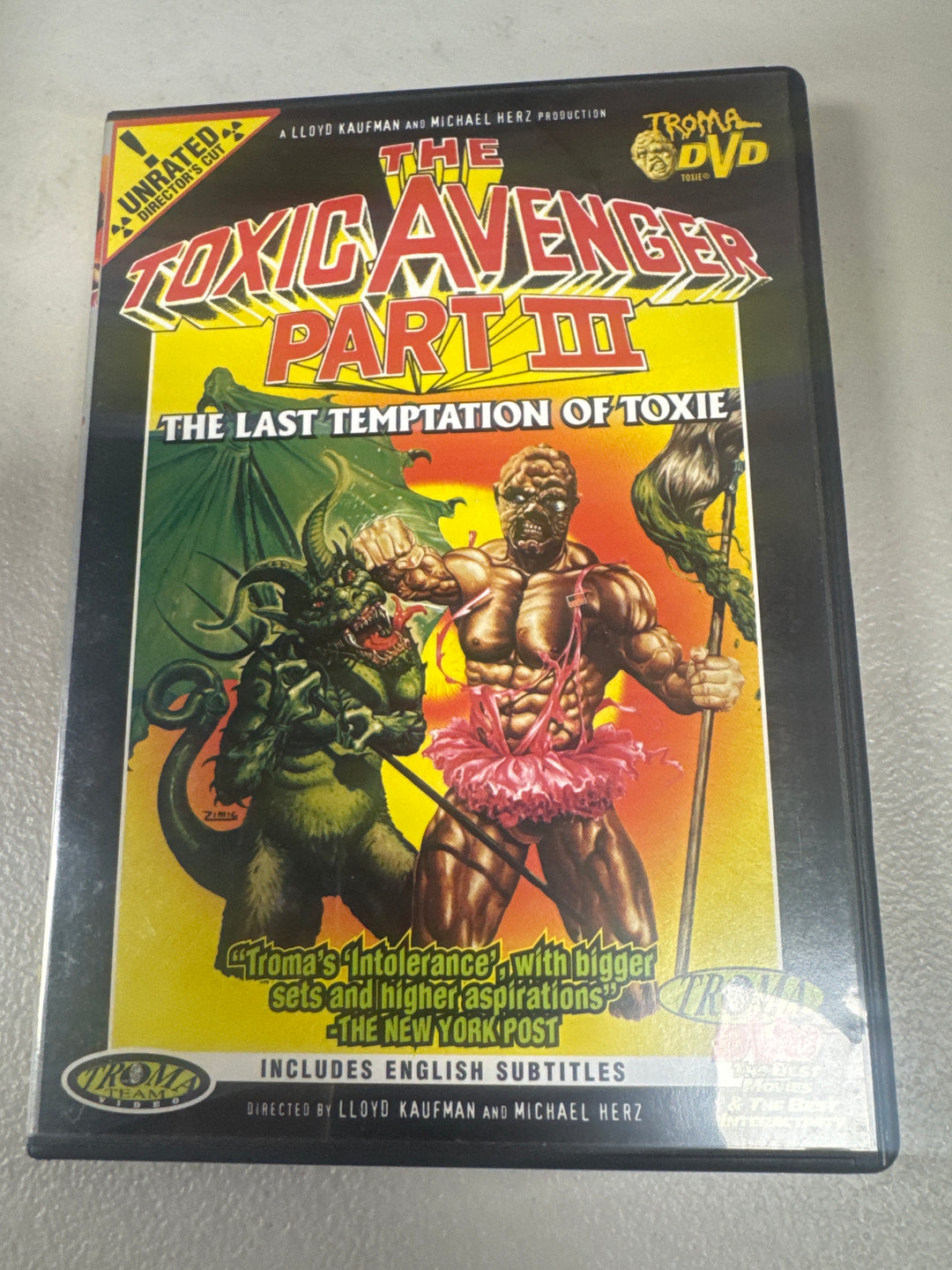 The Toxic Avenger Part III 3: The Last Temptation of Toxie - DVD PM72126