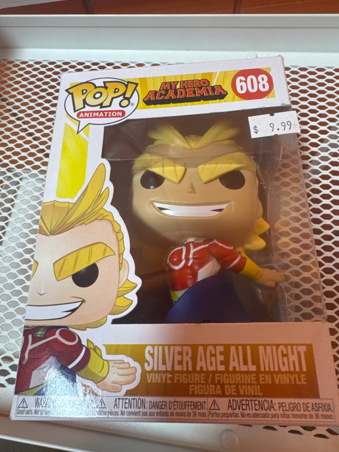 Funko Pop!  Silver Age All Might #608 My Hero Academia FP4726