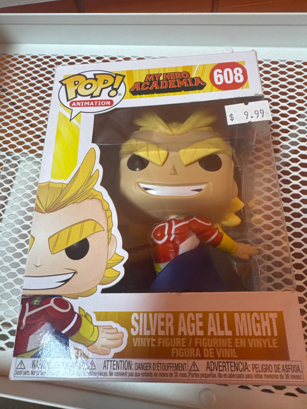 Funko Pop! Silver Age All Might #608 My Hero Academia FP4726 