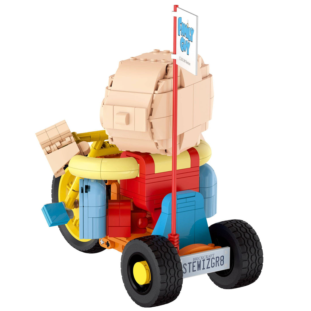 BrickCraft Family Guy Stewie on Trike Brick Building Set - NE52026
