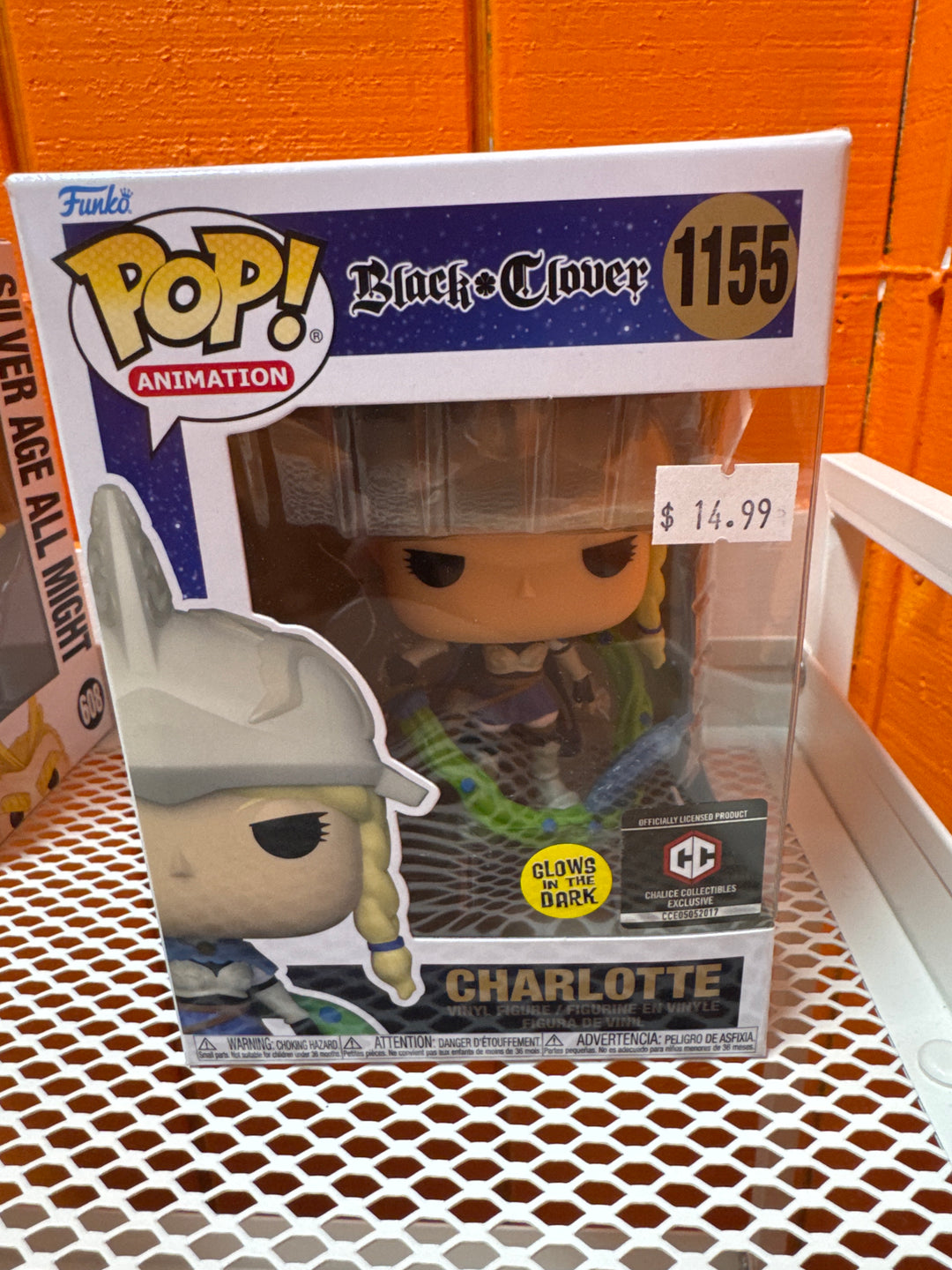 Funko Pop! Charlotte #1155 (GITD, Chalice) Black Clover FP4926