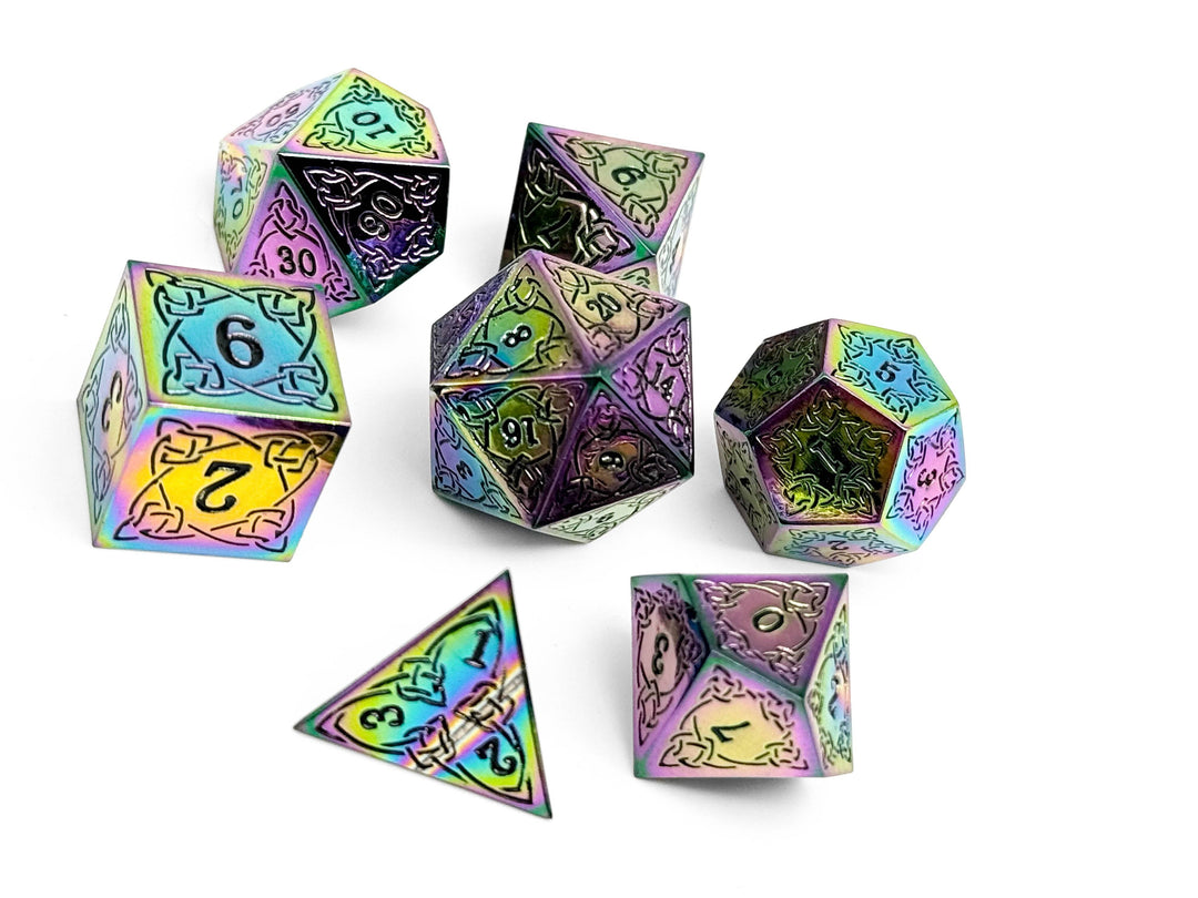 Norse Foundry Celtic Mystery Metal Dice Set NE31726