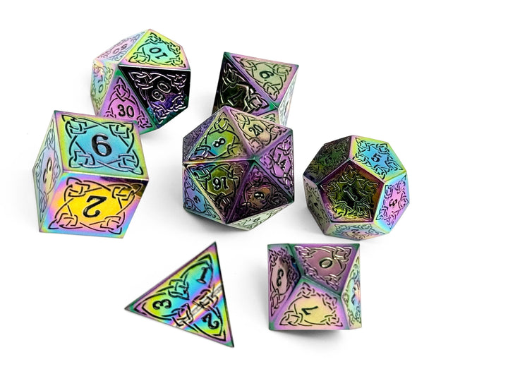 Norse Foundry Celtic Mystery Metal Dice Set NE31726