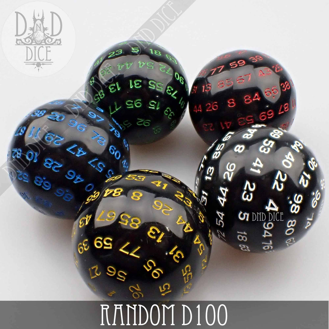 King of Crits 50mm D100 (Random Color) Dice NE4226