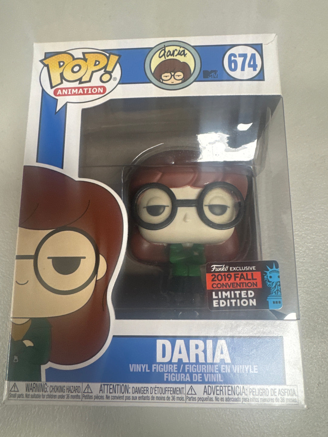 Funko Pop! Daria #674 2019 Fall Convention MTV FP92526