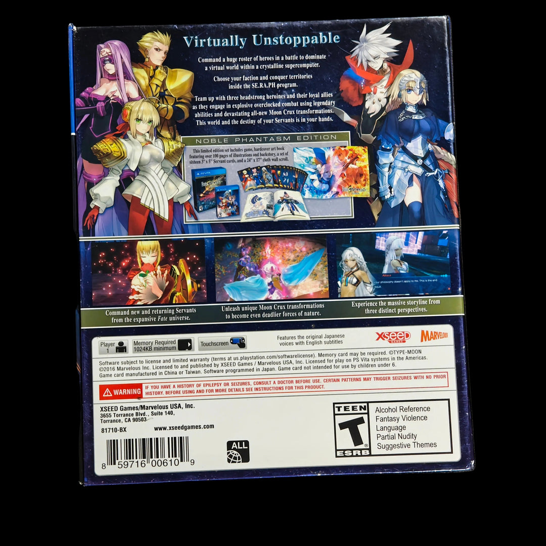 Fate EXTELLA: The Umbral Star Noble Phantasm Edition (GAME CARTRIDGE NOT INCLUDED) PS Vita Playstation - CO62726