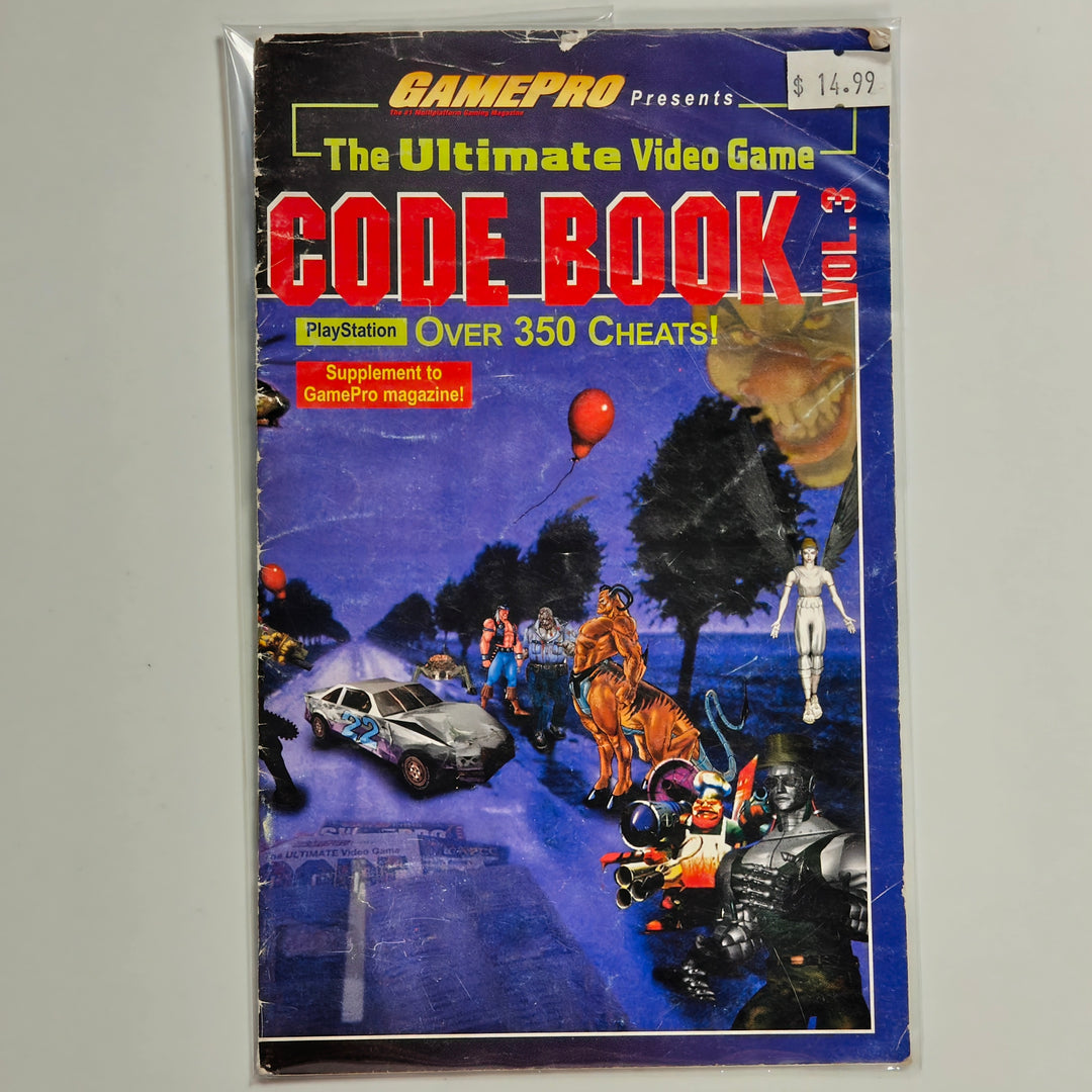 GamePro Ultimate Video Game Code Book Vol. 3 for Playstation - Manual ONLY MO62726
